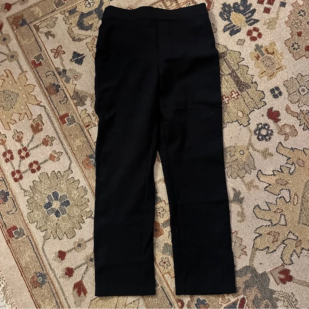 SPANX Black Ponte Slim Straight Pant sz L